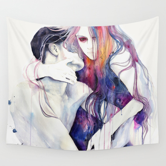 bestof-society6:  POPULAR WALL TAPESTRIES BY VARIOUS ARTISTS  The Great Wave off