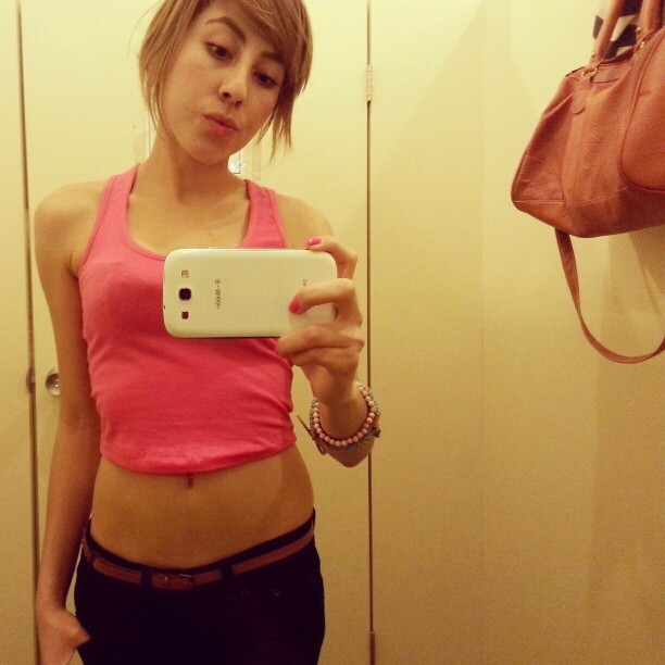 crashfalls:  I have this muscle shirt/crop top addiction, got it in white too lol.