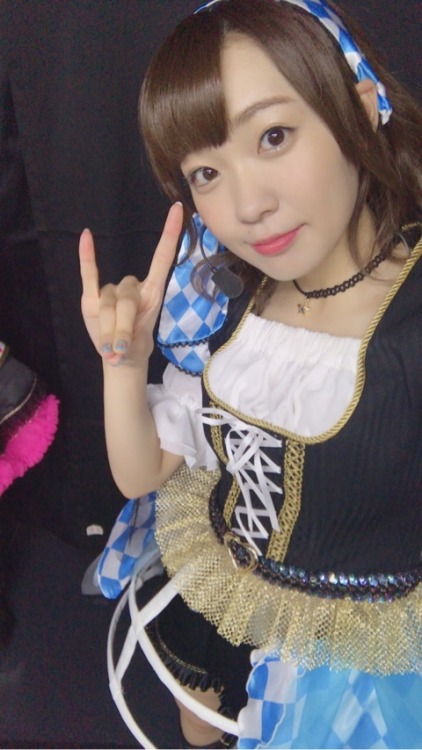 saitou-shuka:More Shuka outfits from 2nd Live! Featuring CYaRon!’s second single costume, Unicorn Bl