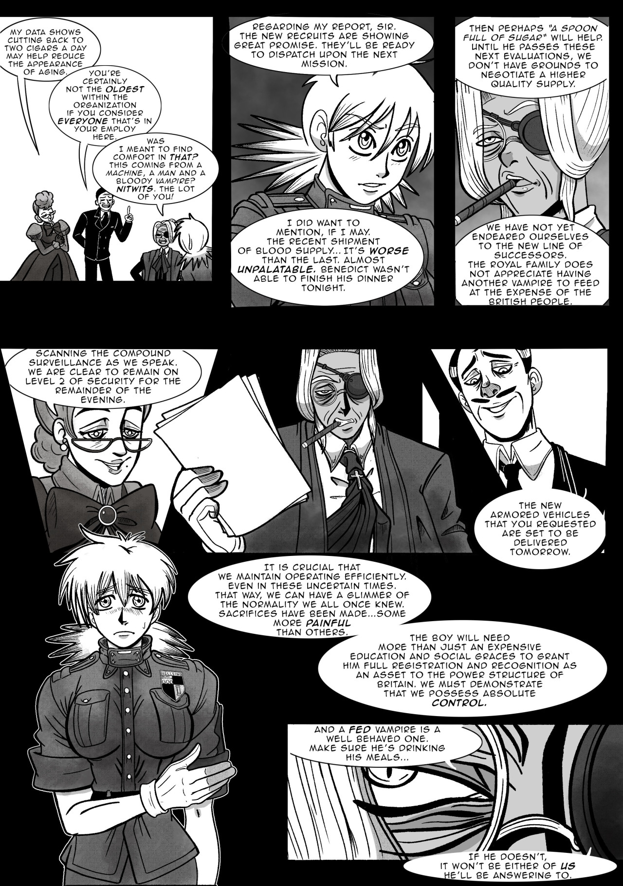 Doujinshi de Hellsing. - Hellsing Ultimate Brasil