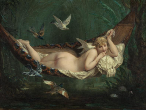 monsieurleprince: Henri Pierre Picou (1824 - 1895) - The hammock