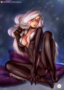 merrymarvelite: Black Cat - Felicia Hardy|Spiderman Marvel Fanart by Didi-Esmeralda 