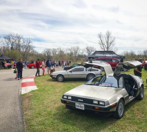 Surprised that there was only one other DeLorean at Radwood besides mine! #delorean #dmc12 #radwood 