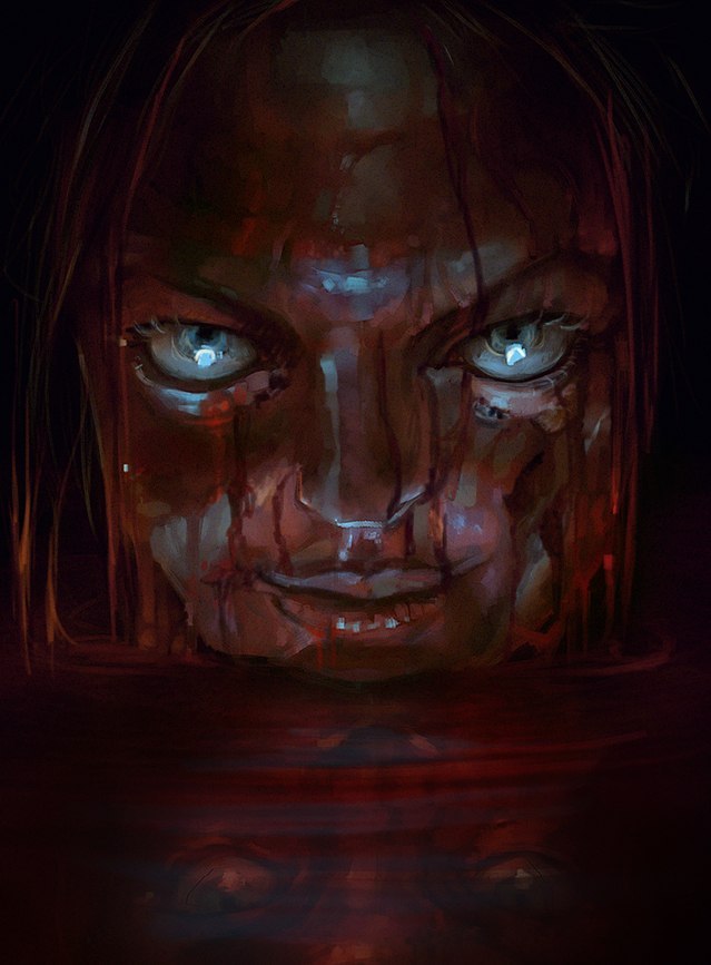 pixelated-nightmares:  Creepy by LoranDeSore  