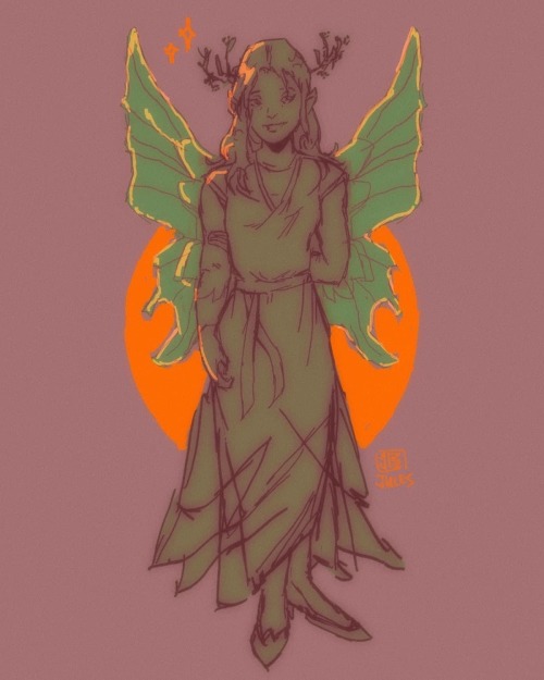 Woodland Girl I Drew While Catching Up W A Friend