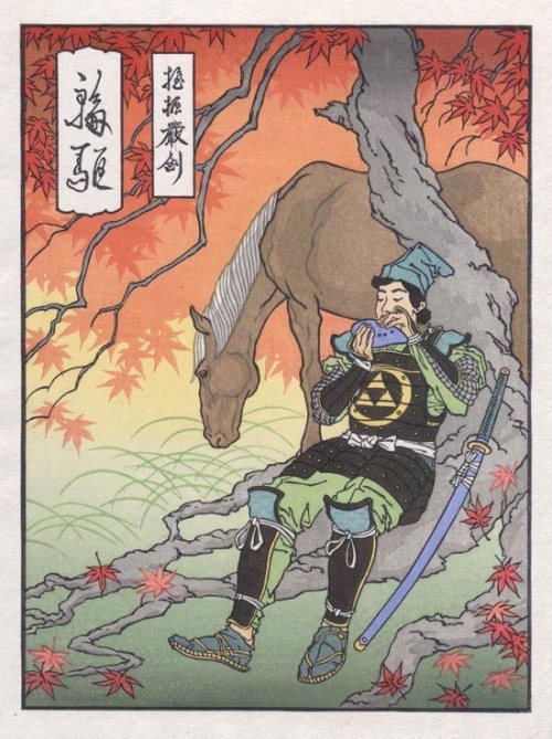 grouchland:  Video Game Characters Turned Into Japanese Styled Artwork 