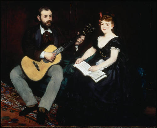 The Music Lesson,Édouard Manet, 1870   