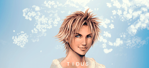 thechocobros:❁  Final Fantasy X cast  -  by Tetsuya Nomura