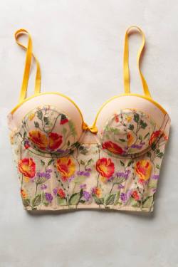 thelingerieaddict:  Huit ‘Fleur’ Longline Bra &amp; Hipster