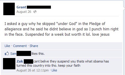 idiotsonfb:The state of modern Christianity
