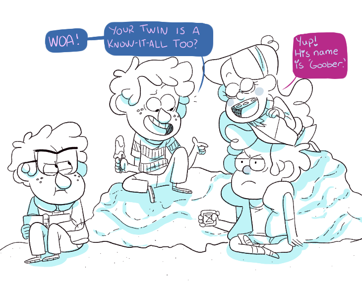 wet-monsoon:both generations of mystery twins hangin’…. through the power of
