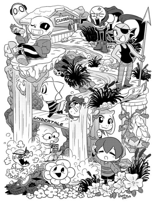 banoakira: This was an illustration for GOOD COMIC CITY25 brochure :)