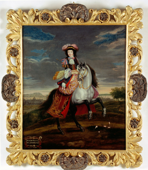 Equestriennes by Joseph Parrocel, 1670s;Anne de Souvré, Marquise de LouvoisCatherine de Neufville, C