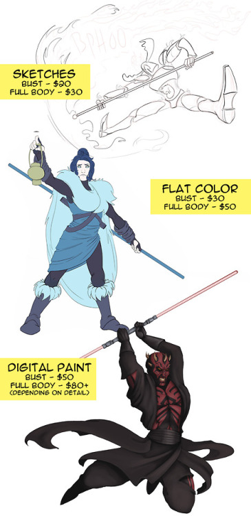 shannonsketches: shannonsketches:  Commissions Open for Summer! Hey Guys, I’m opening some com