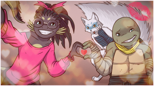 naidje:Gal pals :3Can I just say how excited I am for @mooncalfe‘s run of TMNT?