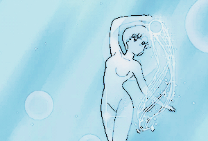 uchihasaskes:all sailor moon transformations: mercury power, make up !