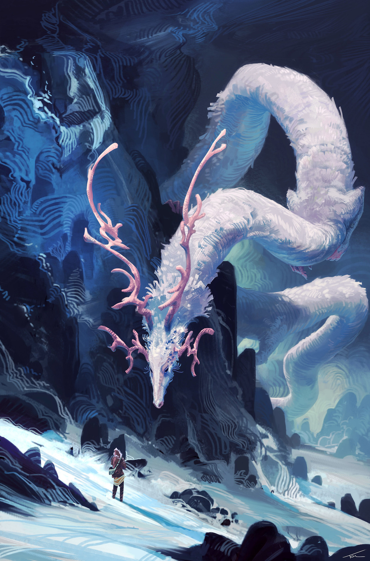 cinemagorgeous:Spirit of the Mountain by artist Thomas Chamberlain.