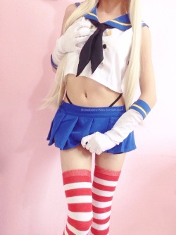 strawberry-kisu:  come watch me ʚ♡ɞ I make a pretty good shimakaze ʚ♡ɞ   spoil me  {{please do not remove caption}} 