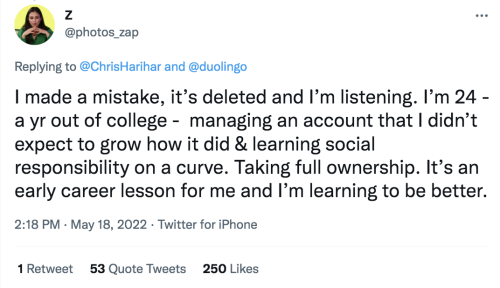 killtheteendream:The DuoLingo social media account manager djkfgh I’m sorry but if you thought while