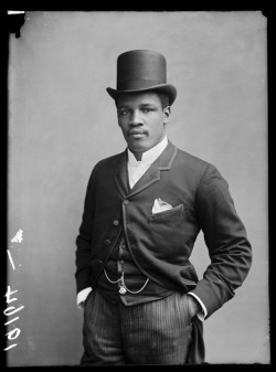  I thought I’d share one more picture from this extraordinary collection that will soon be featured in an exhibition in London. I think some of these fabulous vintage Black people, like boxing champion Peter Jackson, are worthy of their own movie. Where