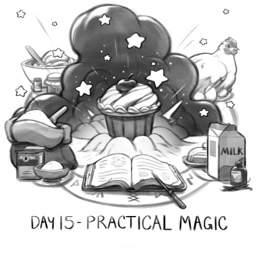 Inktober Day 15- Practical Magic.