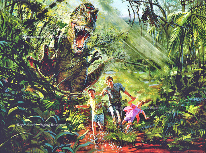 Jurassic Park concept art. | From Director Steven Spielberg