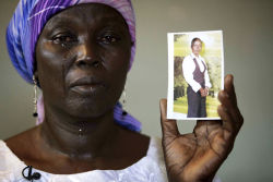 msnbc:   Today marks 100 days since the Islamist militant group Boko Haram kidnapped hundreds of Nigerian schoolgirls from their dormitories.  #BringBackOurGirls (Photo: Sunday Alamba/AP) 