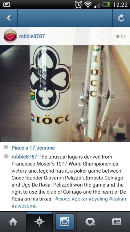Un po’ di storia del marchio ciöcc..
Parte2 - La nascita del logo #pelizzoli#colnago#de rosa#bici #bicycle and girls #bicycle jersey#bicycle#logo ciöcc#logo ciocc#logo #story of ciocc #eroica