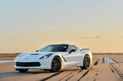 americanmusclepower:  2014 Chevrolet Corvette C7 Stingray tuned by Hennessey HPE Performance Read full article here