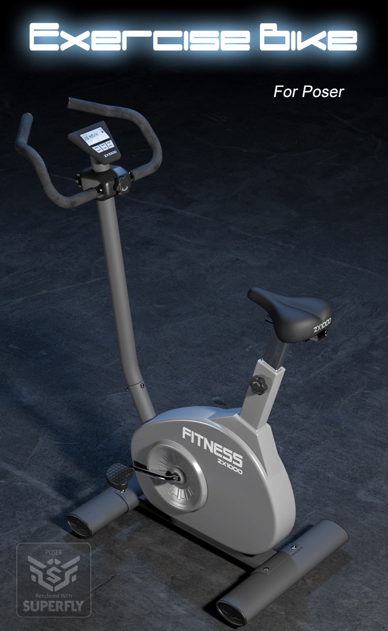 Get your characters back into shape with Solid’s brand new exercise bike! This