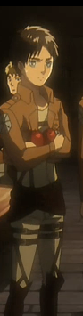 andromedamedrexia:  arminarlert:  arminarlert:  my favourite non armin part of the ova is jean being a dick to his mother in front of eren and knocking the apples off the table and the shot you have of eren in the background with an armful of apples just