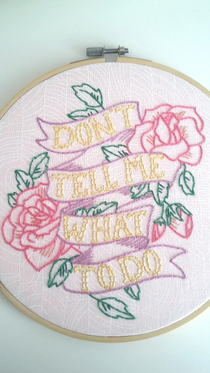 lonelymountainembroidery:One of my many life mottos.