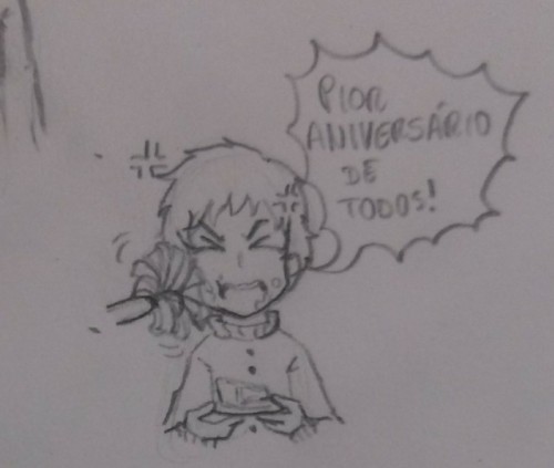 Eu Sei Que No T Tipo "Oh, Meu Deus, Que Desenho Mais Bem Feito" Mas, Hey, S Um Rascunho, Era S Pra Passar