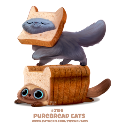 cryptid-creations:Daily Paint 2196. Purebread CatsBlack Friday Sale for Prints and Books: http://For