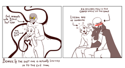 freakxwannaxbe:  Ship dynamic is the hot new meme over on twitter so you know I had to drop everything and jump on itSo here is some gourmet shit from my own selection  Since tumblr blacklists post with links, please check out my blog for links for:
