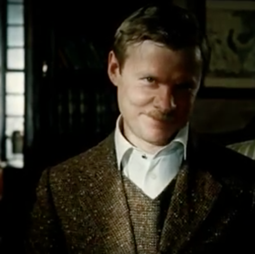 materialofonebeing: After the initial shock at Holmes’s return, Watson goes full cutiepie.  Episode 