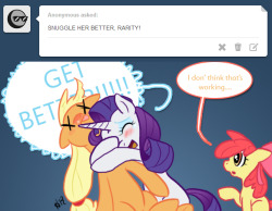 ask-rarijack:  ((… And then Applejack magically