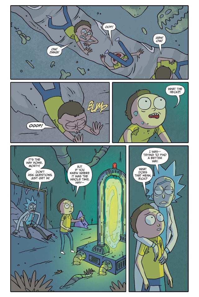 youcantcatsme:  Another example of Rick sacrificing himself for morty. 