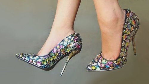jeweled heels
