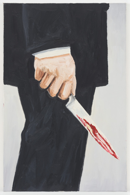 thunderstruck9:Richard Bosman (American, b. 1944), Knife, 2015. Oil on canvas, 29 ¼ x 19 in.