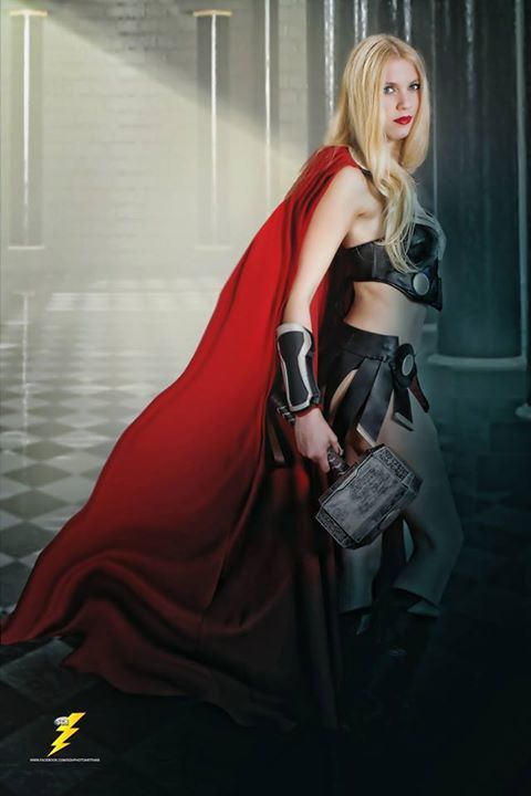 cosplay-paradise: Thor (Gender-Bend), Cosplay by: Kc Rikku Cosplaycosplayparadise.net