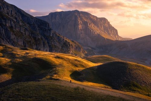 “Lovely afternoon light up in the Tymfi Mountains in northern Greece. Yes, this country has more to 