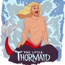 #thelittlemermaid #thor #marvel #marvelcomics #disney