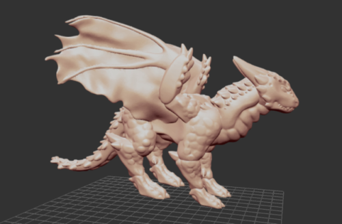 WIP model that i’ve tried to print maybe 3 times and failed each time ;-;unfort that means it didn’t