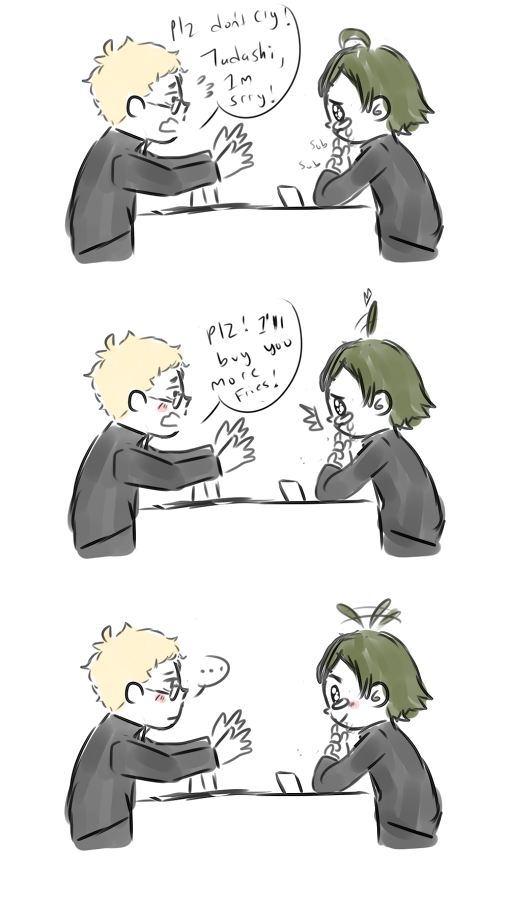 m-ochaa: HC that yamaguchi’s lil cowlick thingy wags when he’s happy 