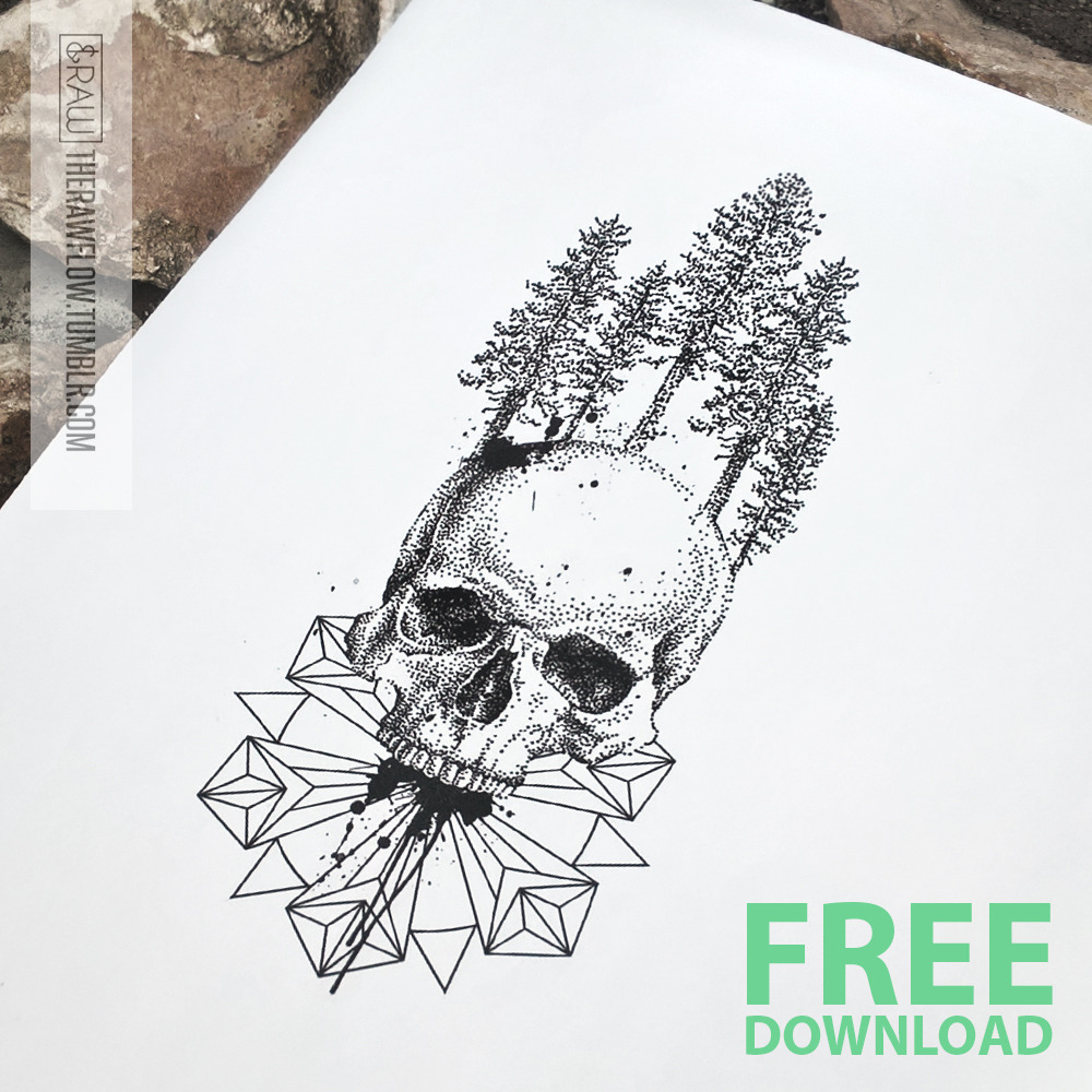 Bunette Therawflow Grab This Skull Mandala Tattoo Bunette Therawflow Grab This Skull Mandala Tattoo