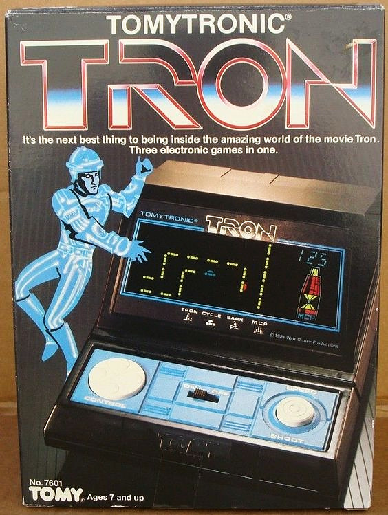 <p>Tomytronic Tron electronic tabletop game from 1982</p>