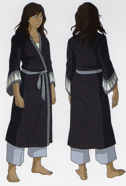 mcmossybankthe3rd:Korra concept and costume designs for Book 4. 