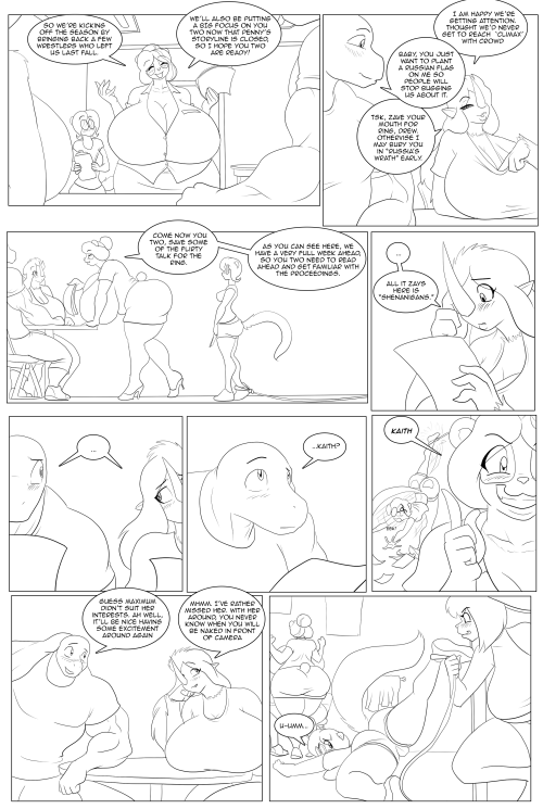 marauder6272:  I hope this comic isn’t shattering any illusions for people about the world of sports entertainment. Story still by Kaith 