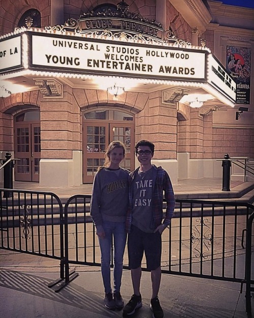 #tbt Had a blast at #universalstudios #hollywood with Brendan Heard after the #youngentertaineraward